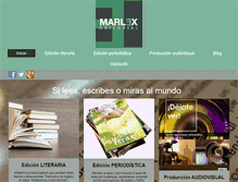 Tablet Screenshot of marlexeditorial.com